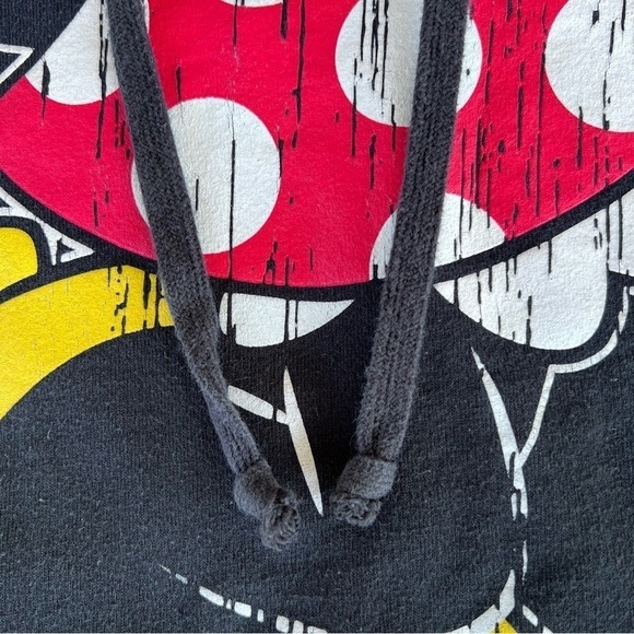 Disney Parks For The Love of Minnie Hooded Sweatshirt Women’s XL Mouse Ears Bow - Picture 10 of 13